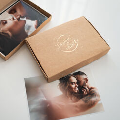 Photo box gold Beautiful Moments 15x23 kraft