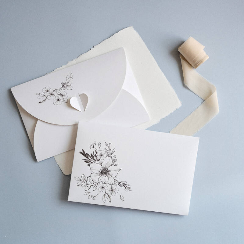 Folder Białe Kwiaty 15x23