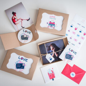 Zestaw naklejek Love letters 027 - 7