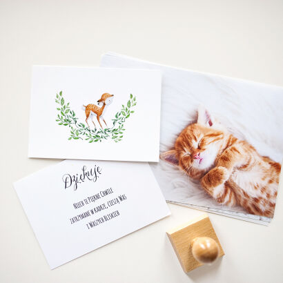 Thank you card - Baby Deer