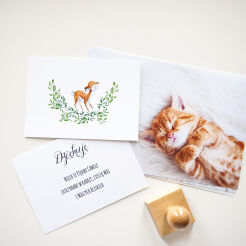 Thank you card - Baby Deer