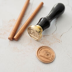 Wax seal stamp apparatus