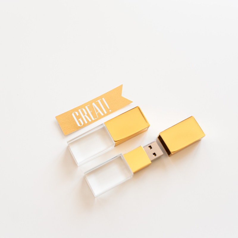 Pendrive 3,0 16 GB Gold Crystal