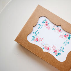 Box insert 10x15 cm white - 10 pc