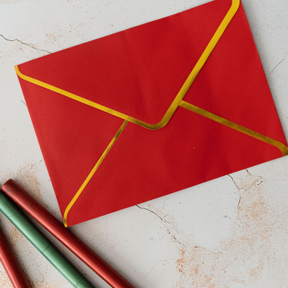 Red-Gold Envelope 13x18