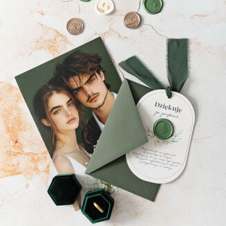 PERSONALIZOWANE podziękowanie za sesję PURE olive 007 - 7