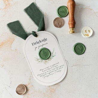 PERSONALIZOWANE podziękowanie za sesję PURE olive 007 - 5