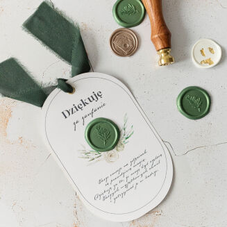 PERSONALIZOWANE podziękowanie za sesję PURE olive 007 - 3