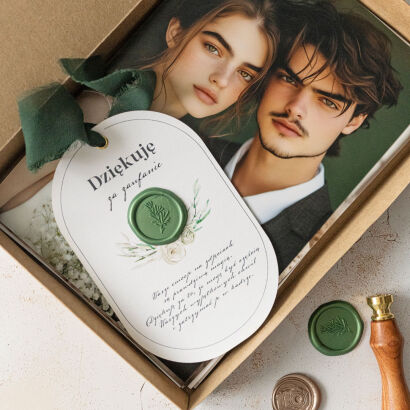 PERSONALIZOWANE podziękowanie za sesję PURE olive 007
