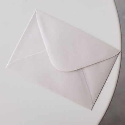 Grey c6 envelope