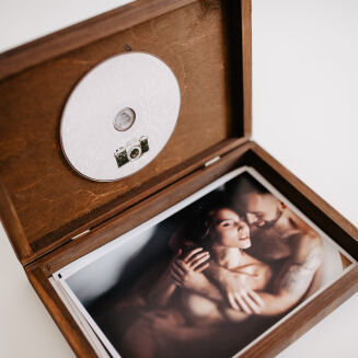 Drewniane pudełko 15x23 ciemne - 6