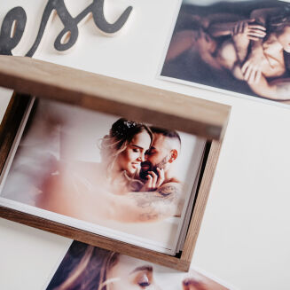 Drewniane pudełko 15x23 ciemne - 5