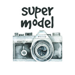 Naklejki super model 019