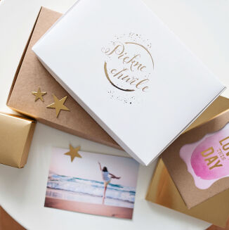 Photo box gold Beautiful Moments 15x23 white - 5
