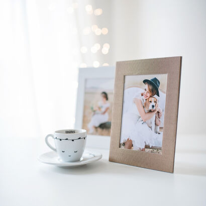 Photo frame 10x15 cm - Kraft