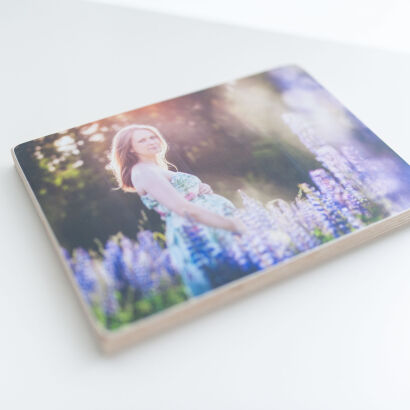 Photo on wood 15 x 21