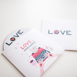 Opakowanie na DVD Love letters - maszyna - 2