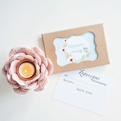 Blank gift certificate - Spring Bird