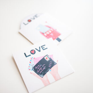 Opakowanie na DVD Love letters - koperty - 3