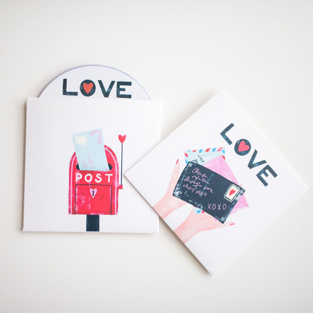 Opakowanie na DVD Love letters - koperty