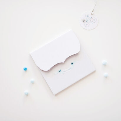 DVD cardboard case white
