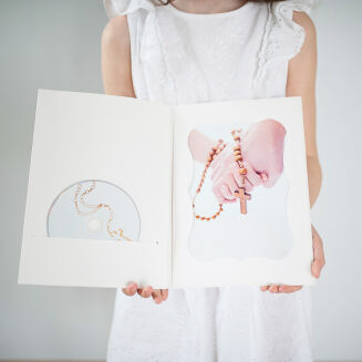 Mini-accordition Album 15x23 cm white - 4