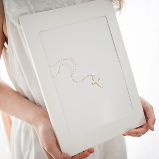 Mini-accordition Album 15x23 cm white - 5