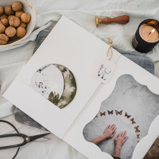 Mini-accordition Album 15x23 cm white - 9