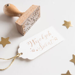 6x3 cm custom rubber stamp