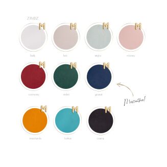 Etykietki zamszowe made with love - 4