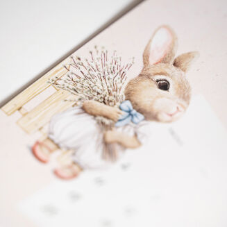 Kalendarz liski 2025 z okienkiem na zdjęcie - 8