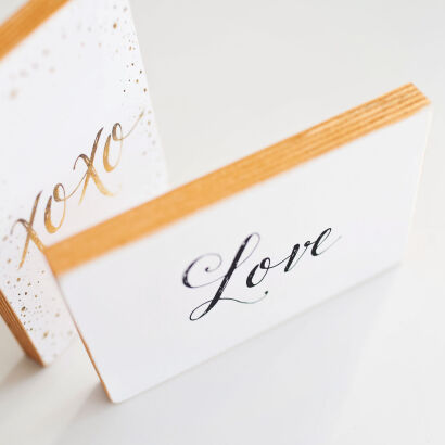 Zdjęcie na drewnie 10x15 ze złotym brzegiem