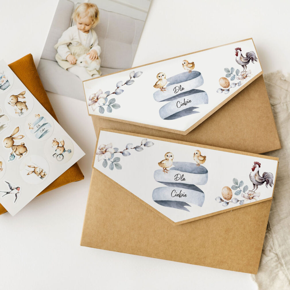 Folder 15x23 z klapką Wiosenny Zwierzyniec