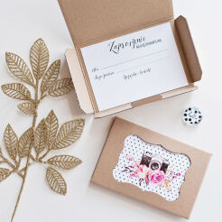 Blank gift certificate DOTS AND CAMERA - Camera