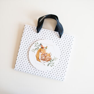 Mała torba kropki Baby Deer - 3