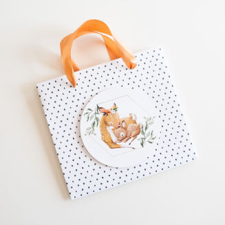 Mała torba kropki Baby Deer - 5