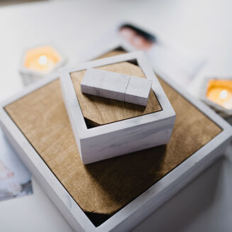 Betonowy pendrive 3,0 8GB - marble - 2