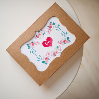 Wkładka do pudełka 13x18 biała 10 szt - 4