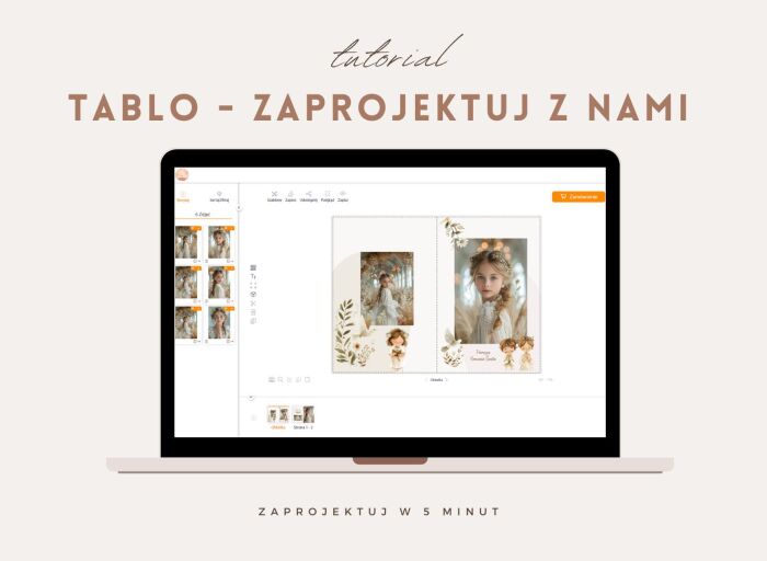 Zaprojektuj z nami Tablo na Komunię